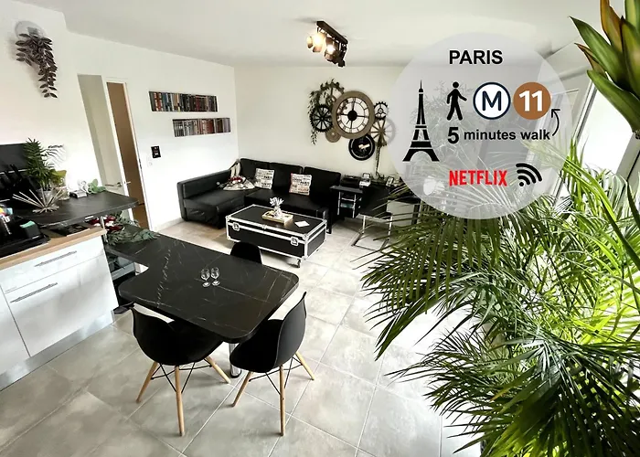 Paris I 77M Cosy I Proche Metro 11 - Possibility Of Direct Reservation With No Taxe By Asking A Question At Establishment
